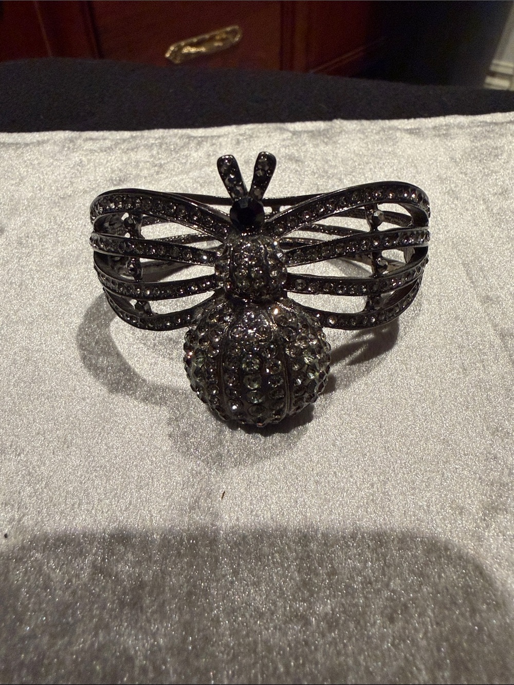 Black Crystal spider Cuff Bracelet - Women Jewelry